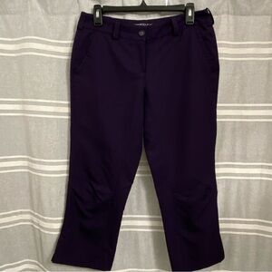 NIKE / Golf Tour Performance Dri Fit Purple Capri Pants Size 6